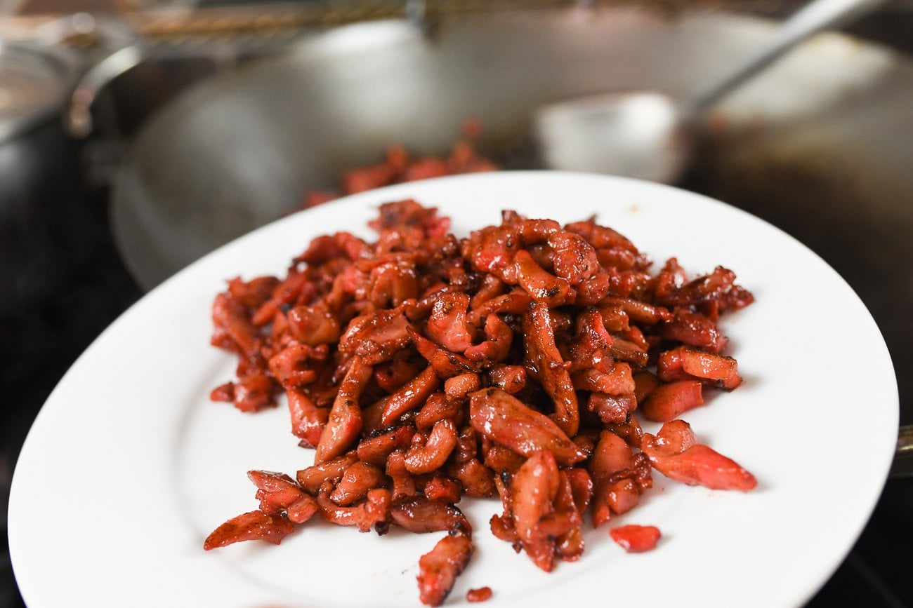 seared char siu chicken