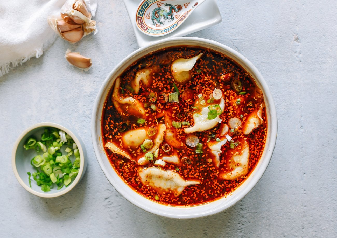 Hot and Sour Dumpling Soup