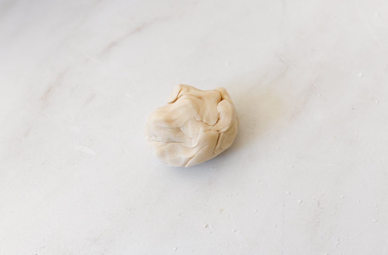 ball of dough scraps