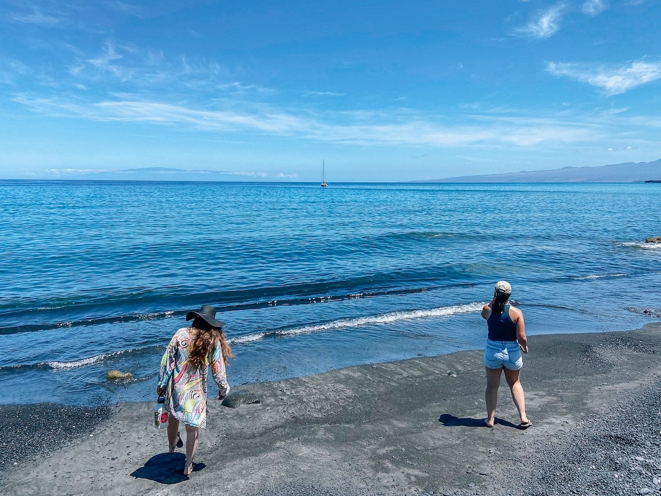 Beach at Kiholo Bay on Big Island Hawaii