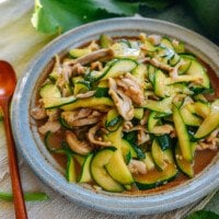 Zucchini Stir-fry with Chicken