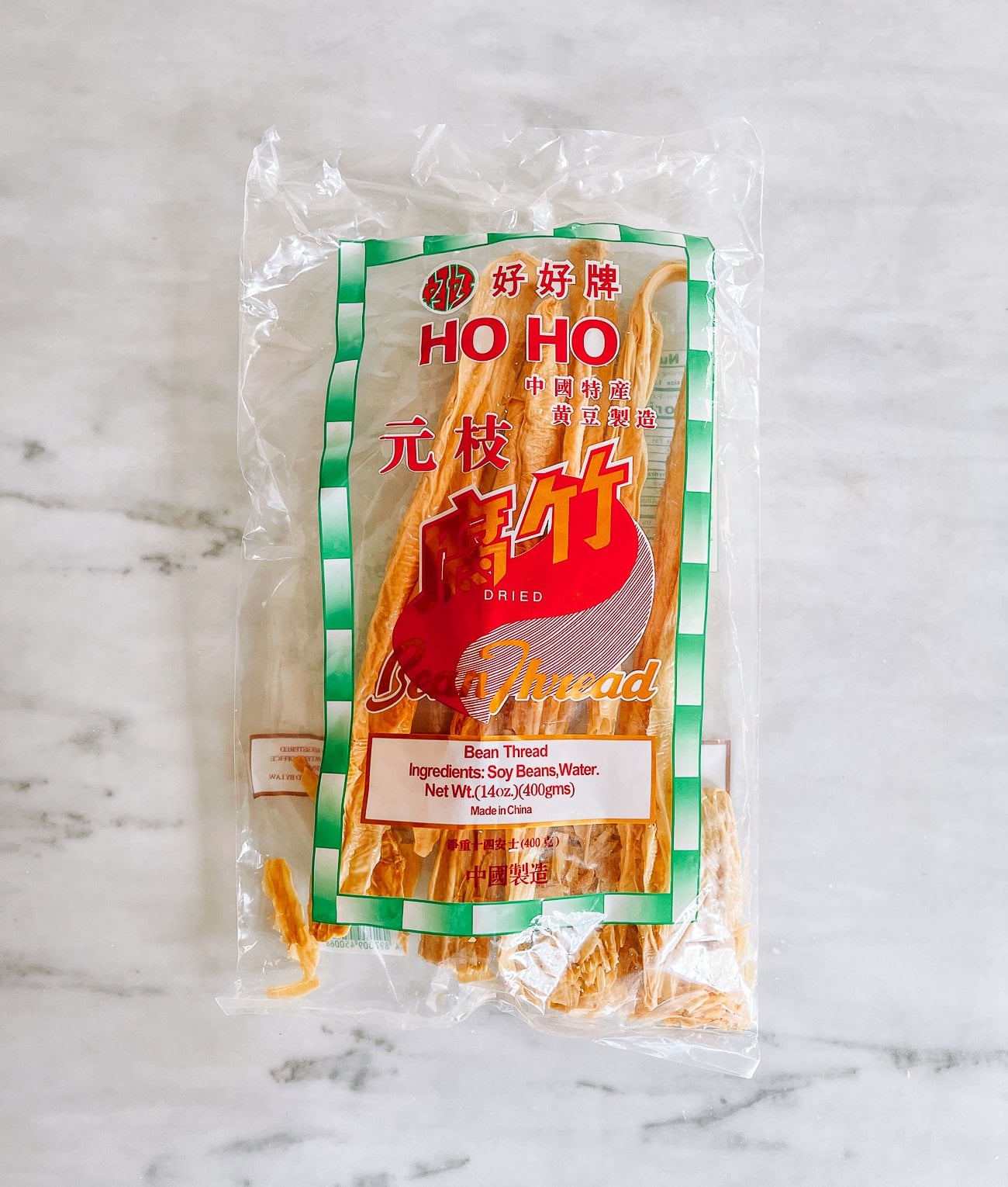 package of dried bean threads