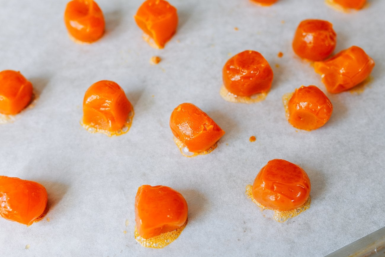 baked salted duck egg yolks