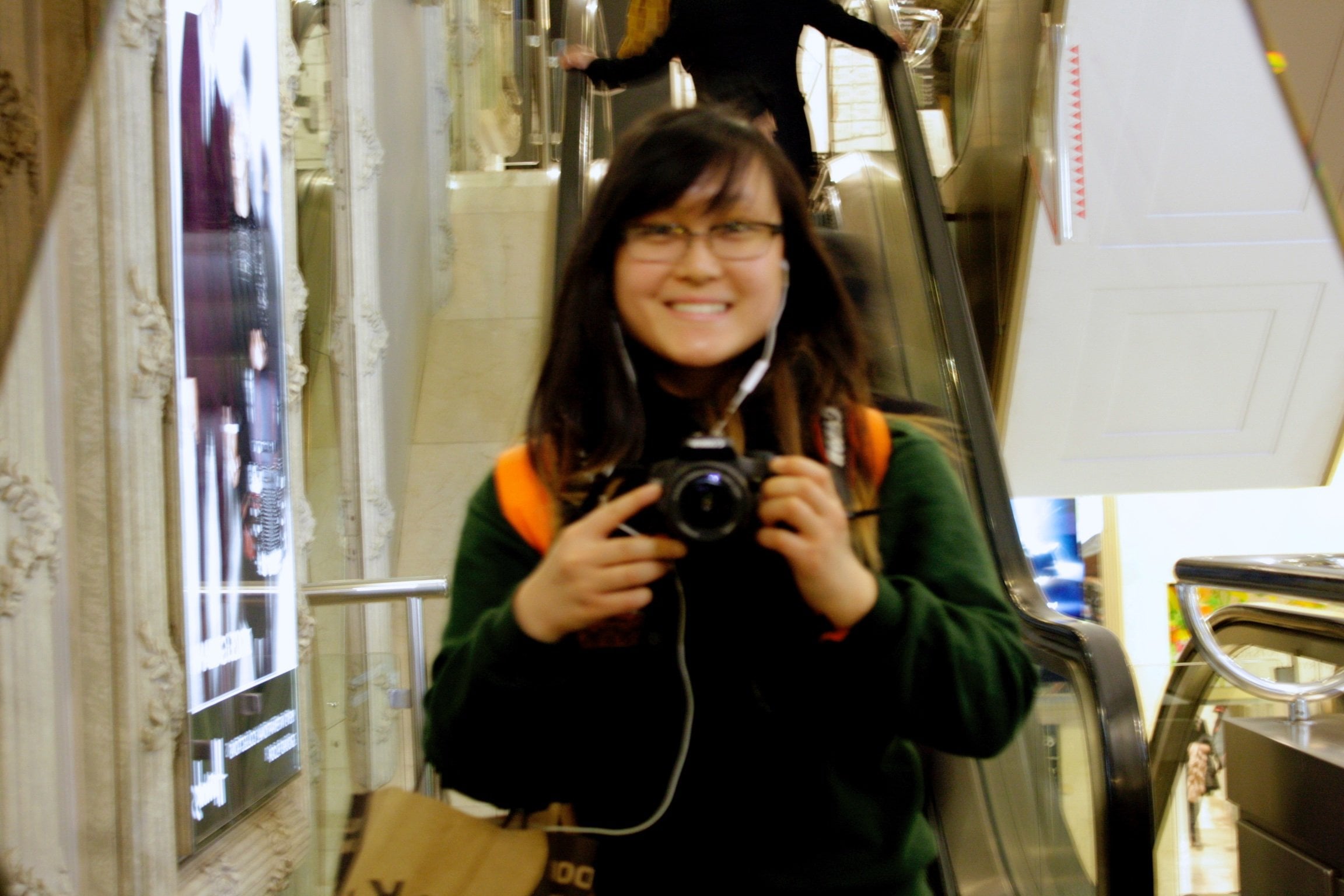 old mirror selfie of Kaitlin