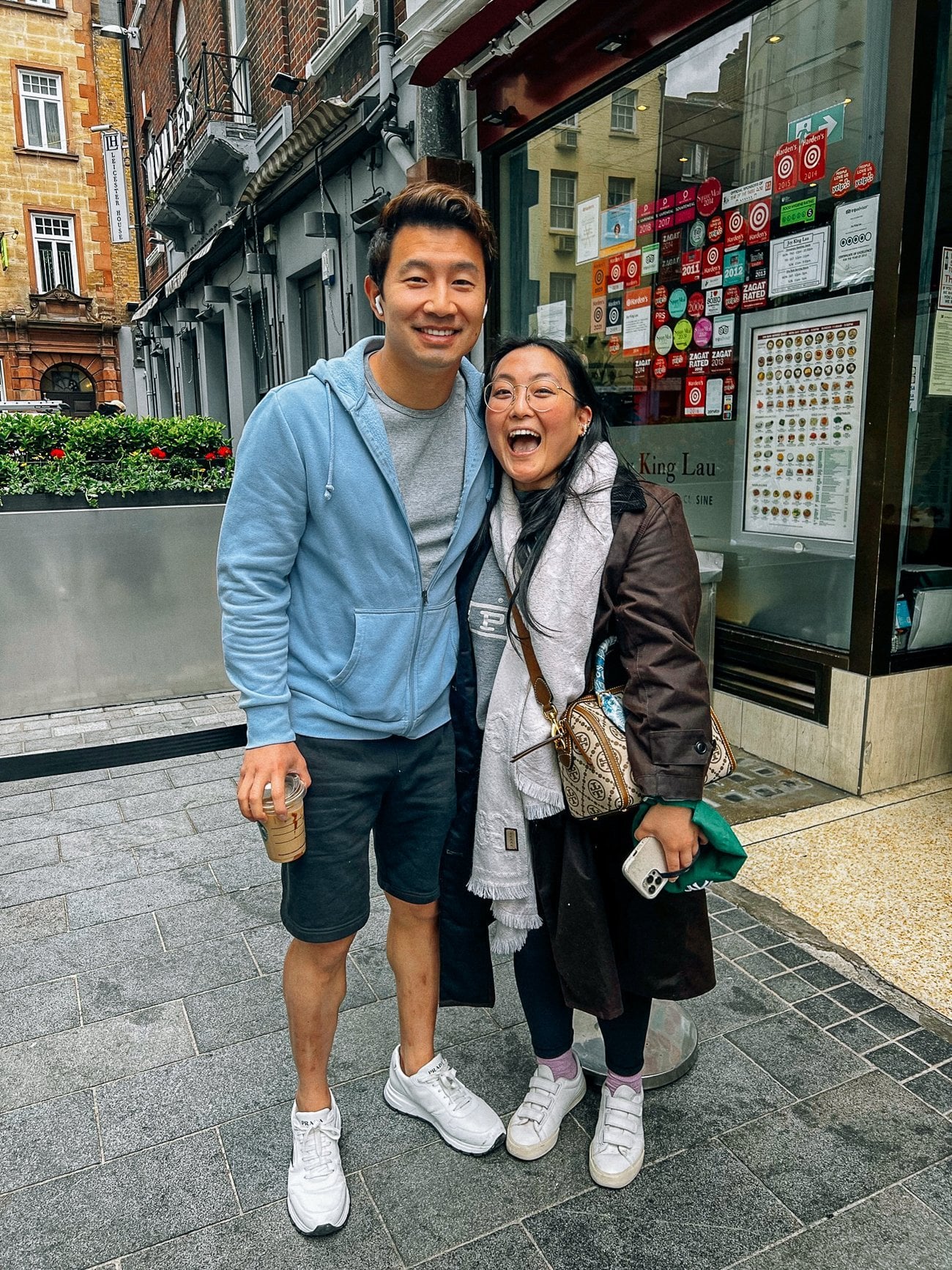 Kaitlin meets celebrity Simu Liu