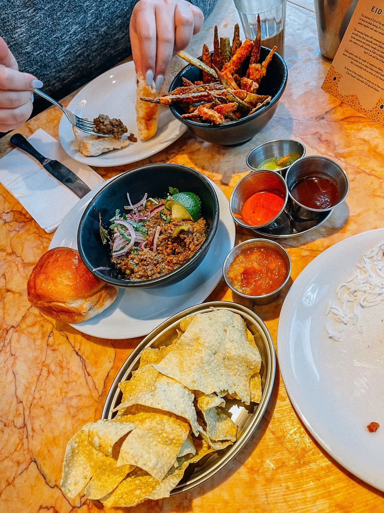 keema pau at Dishoom