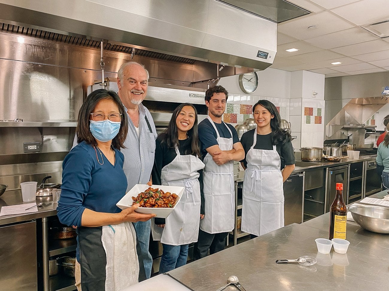 Judy and her cooking group