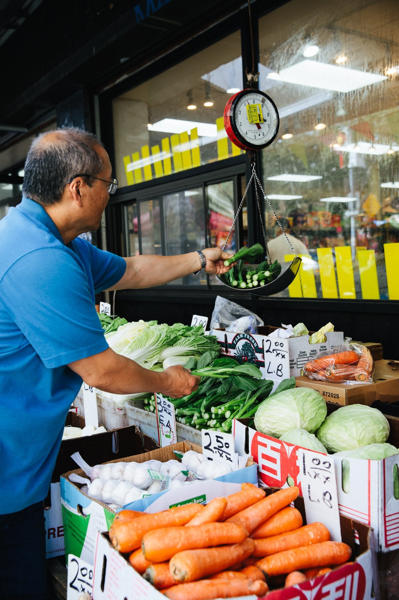 Bill Shopping at Chinatown Vendor