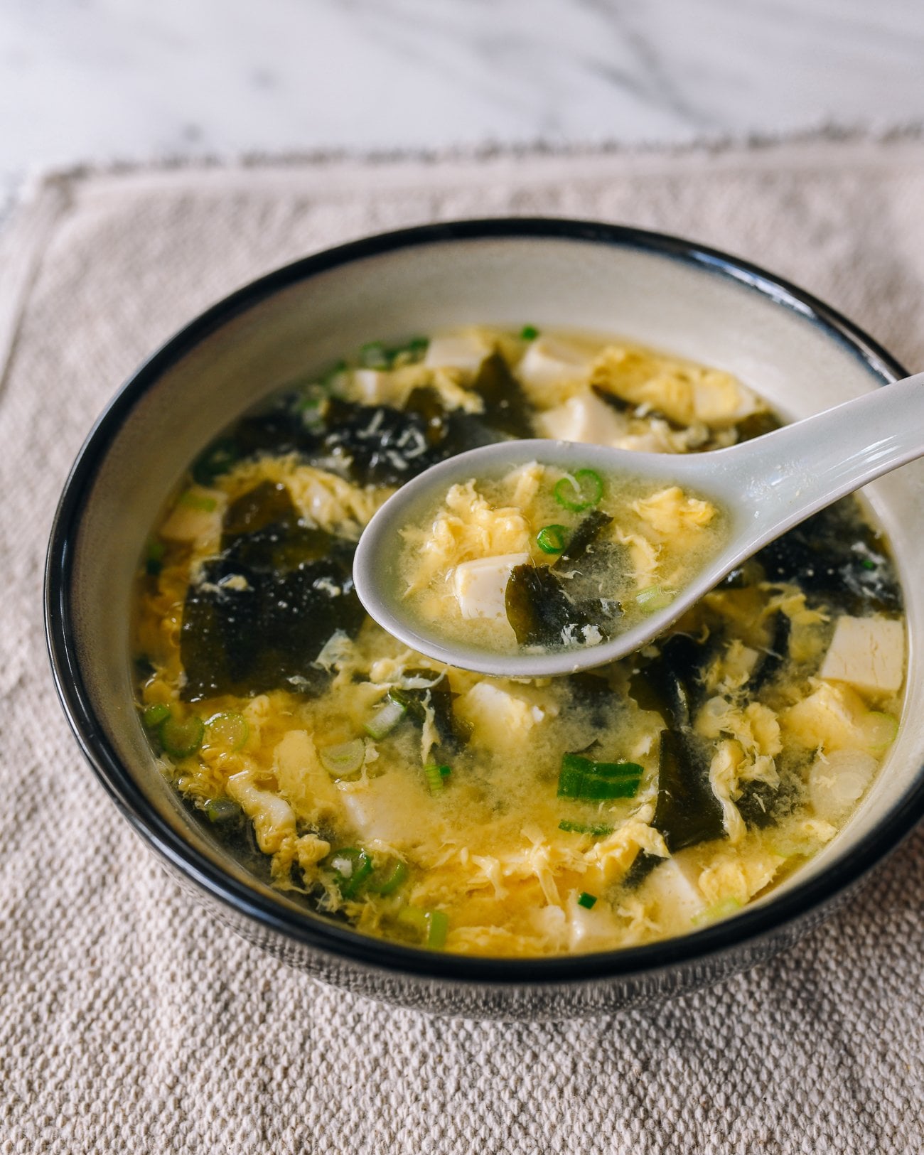 Spoonful of miso soup