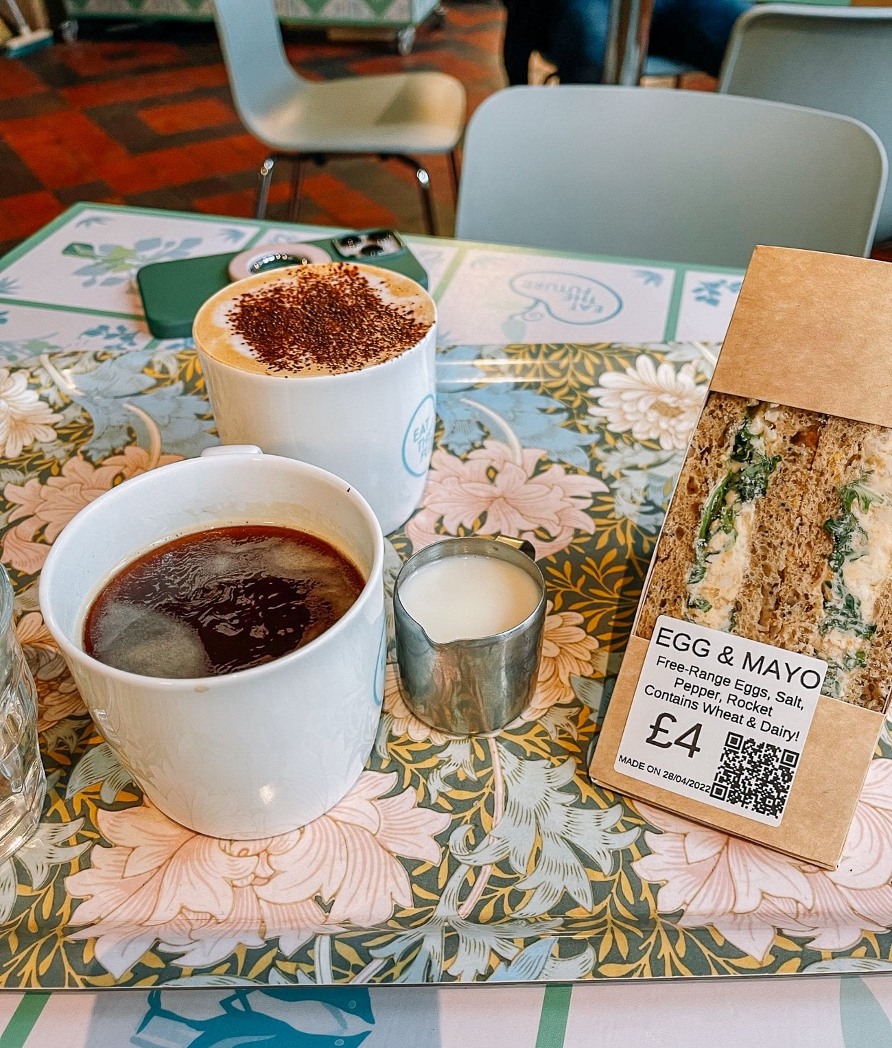 Afternoon tea at the Oxford Museum of Natural History cafe