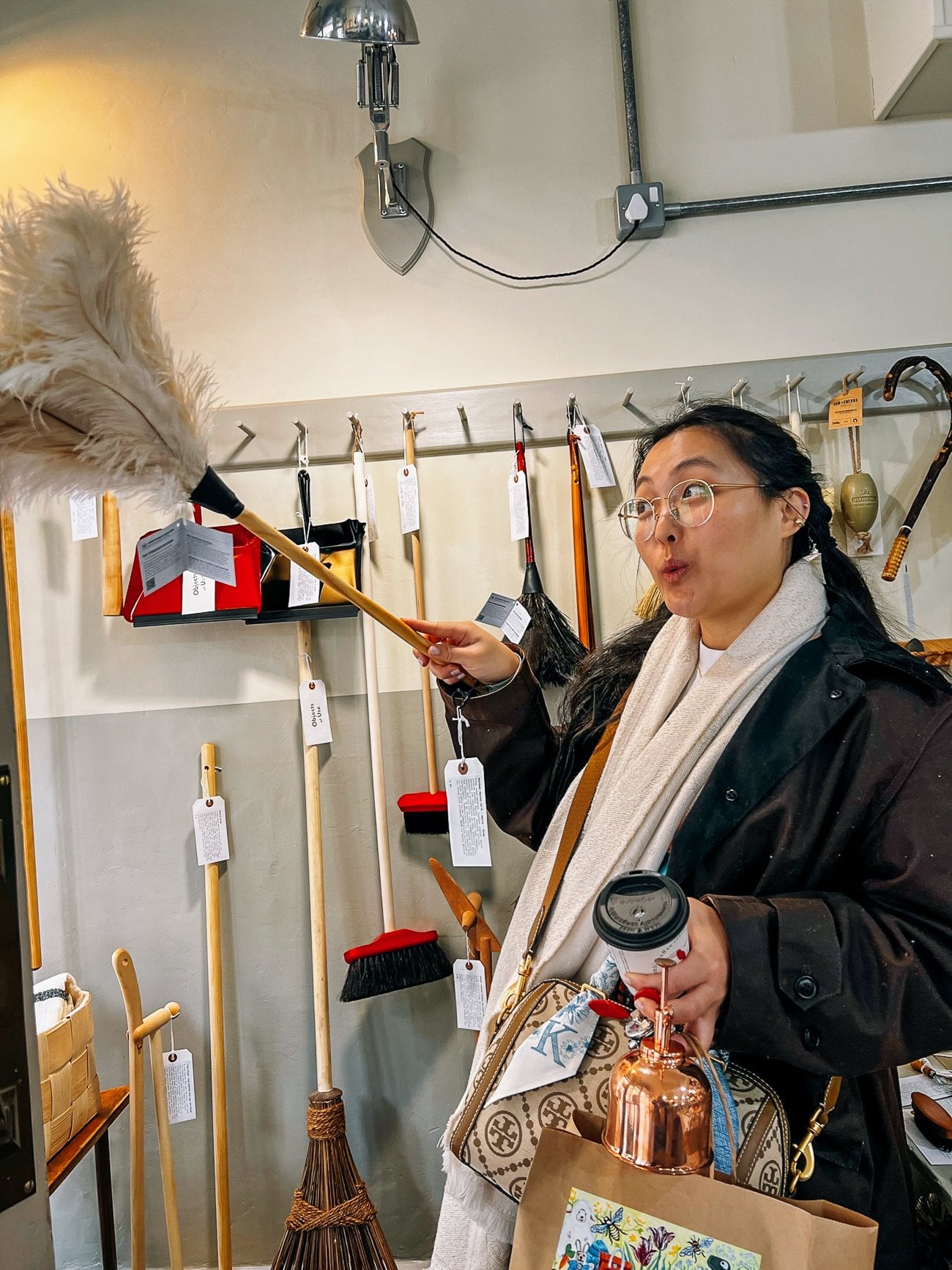 Cleaning supplies at a shop in Oxford