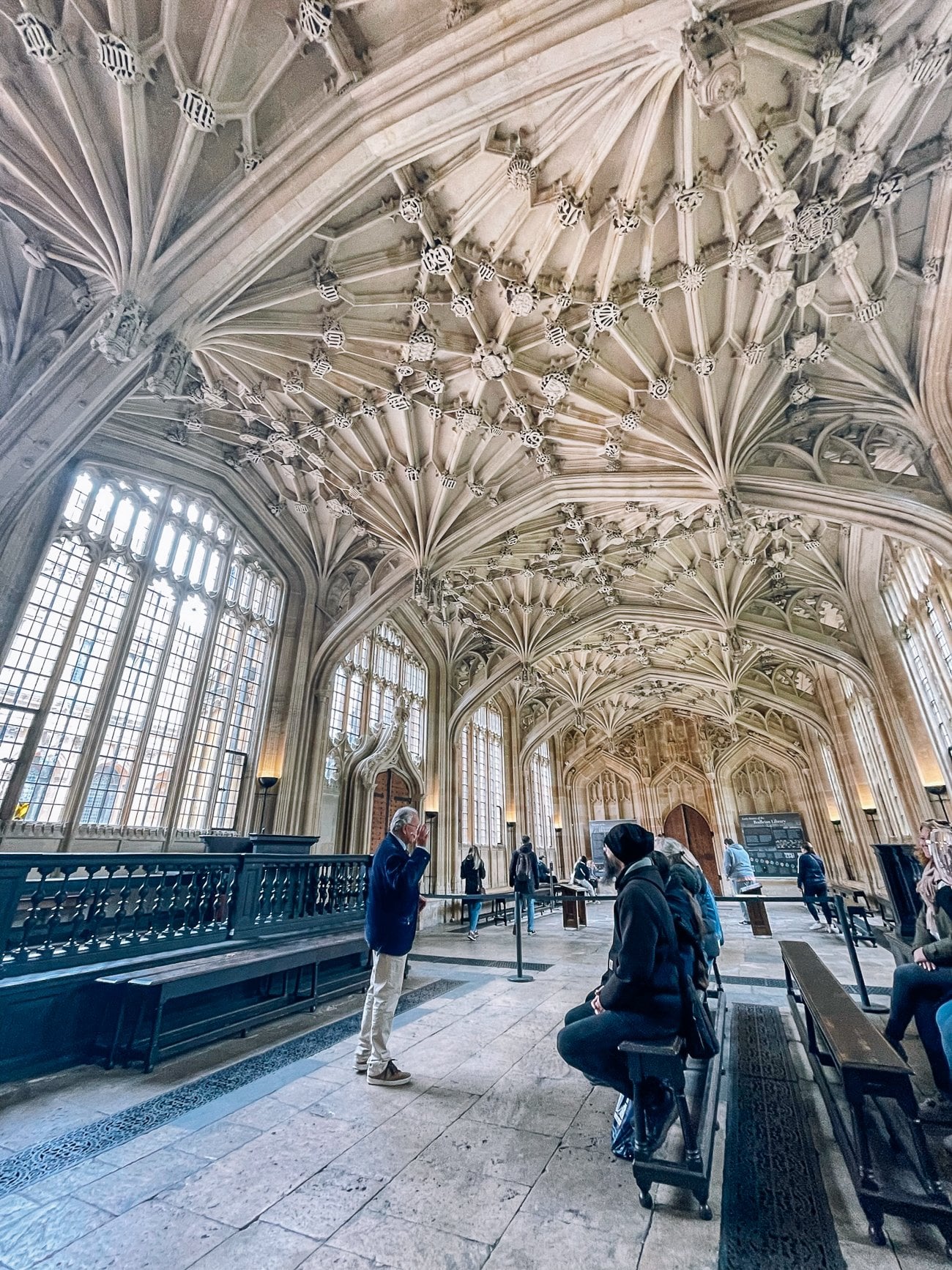 Entrance hall to the Divinity School in Oxford University