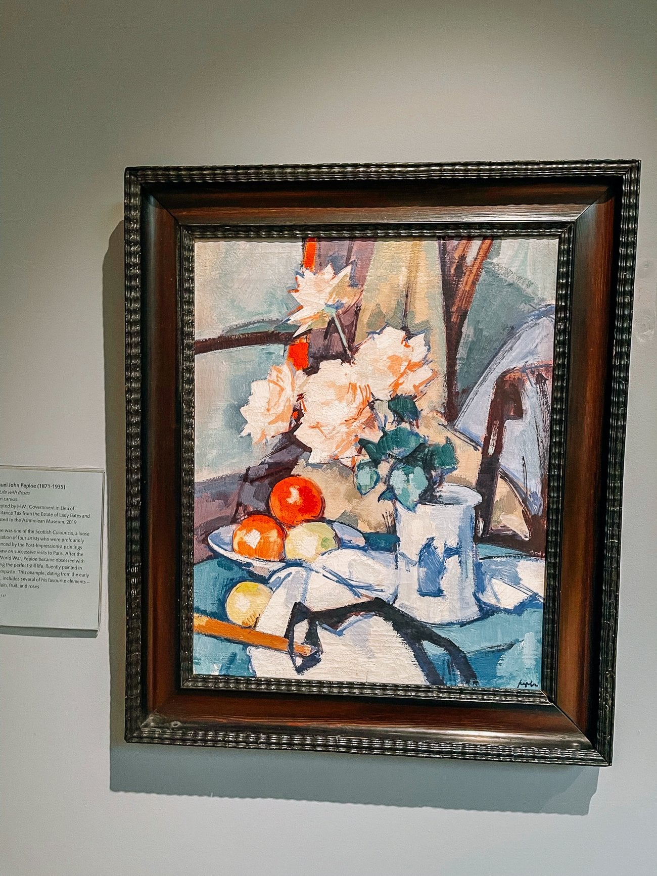 Floral painting by Samuel John Peploe, a Scottish painter