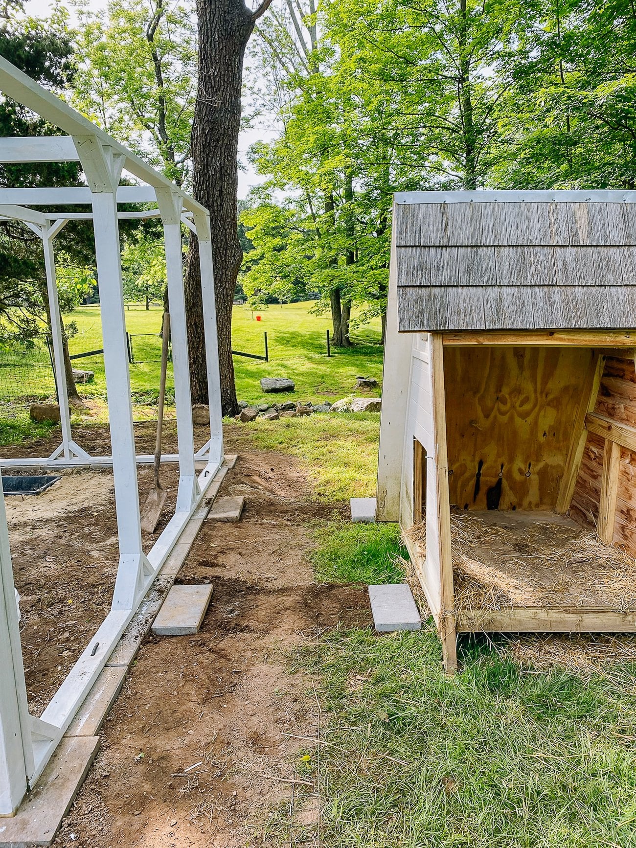 duck run and duck house connection