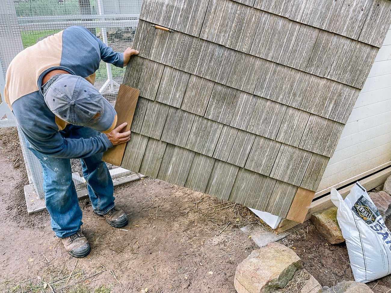 fixing duck house door