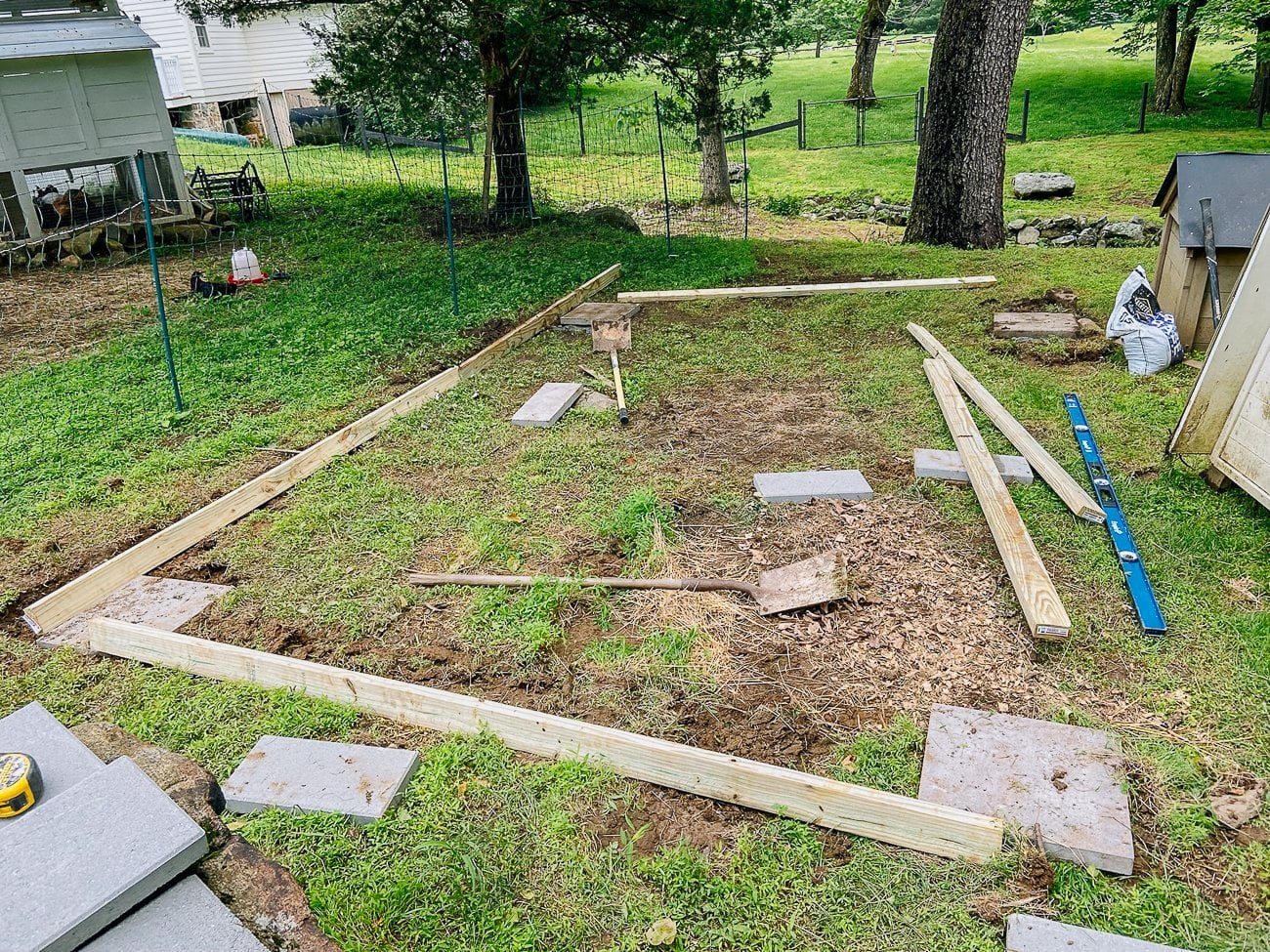 building the duck house