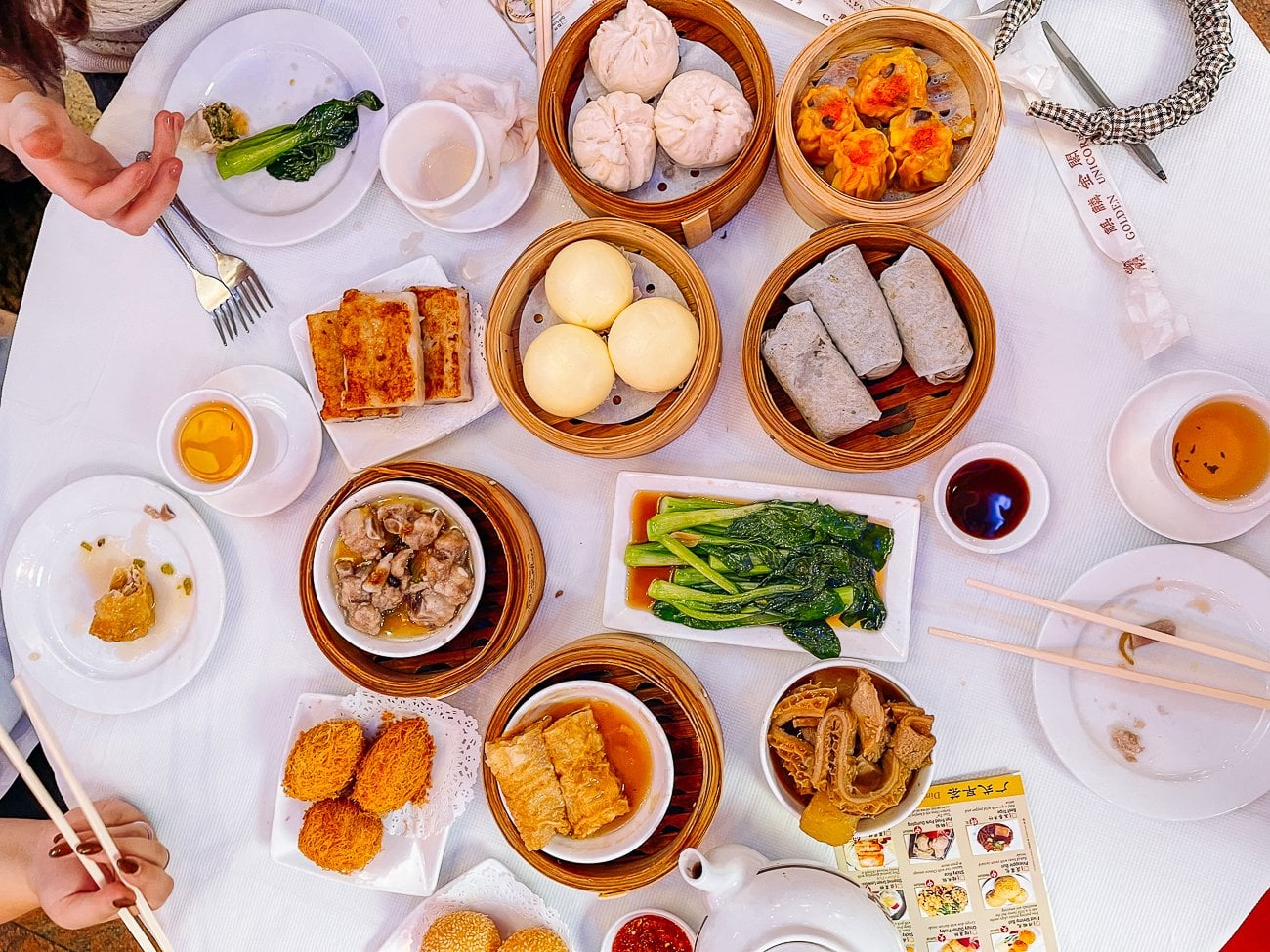 dim sum at golden unicorn