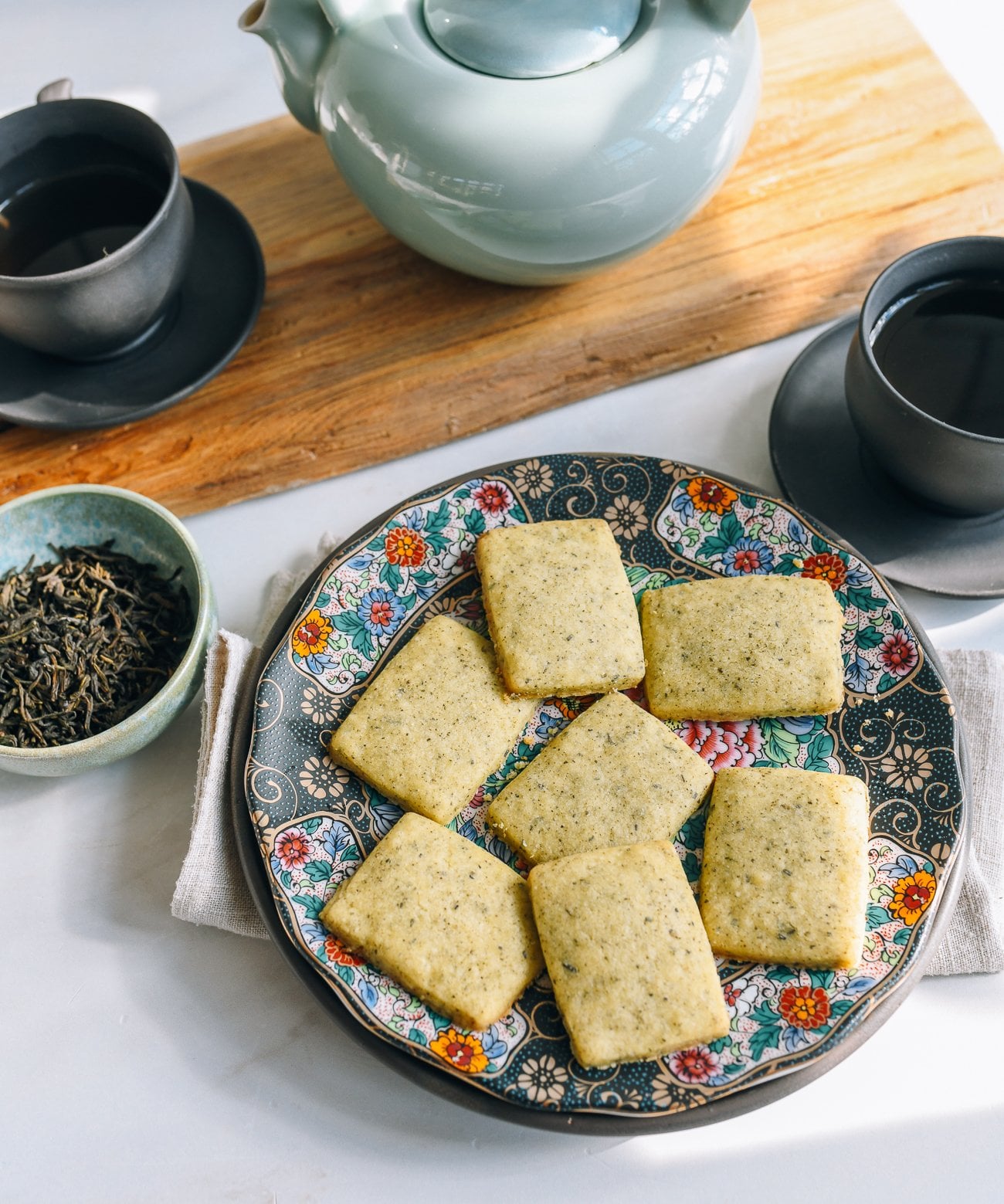 jasmine shortbread cookies
