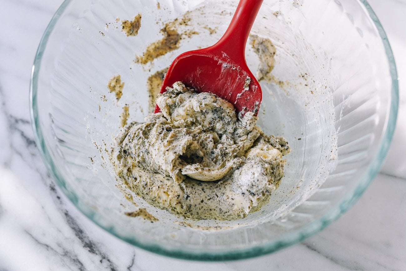 powdered jasmine tea mixed with butter