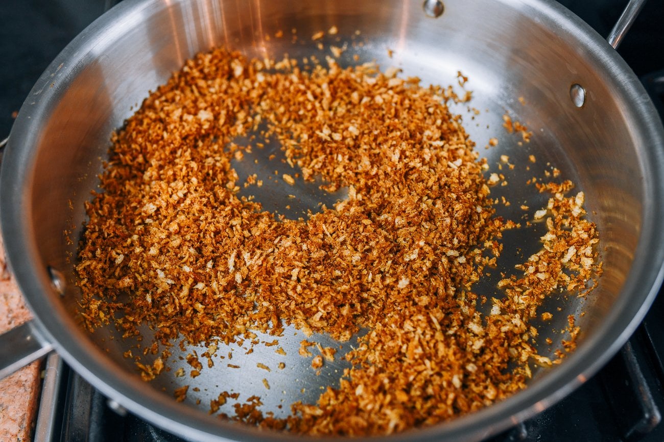 toasted panko with smokd paprika