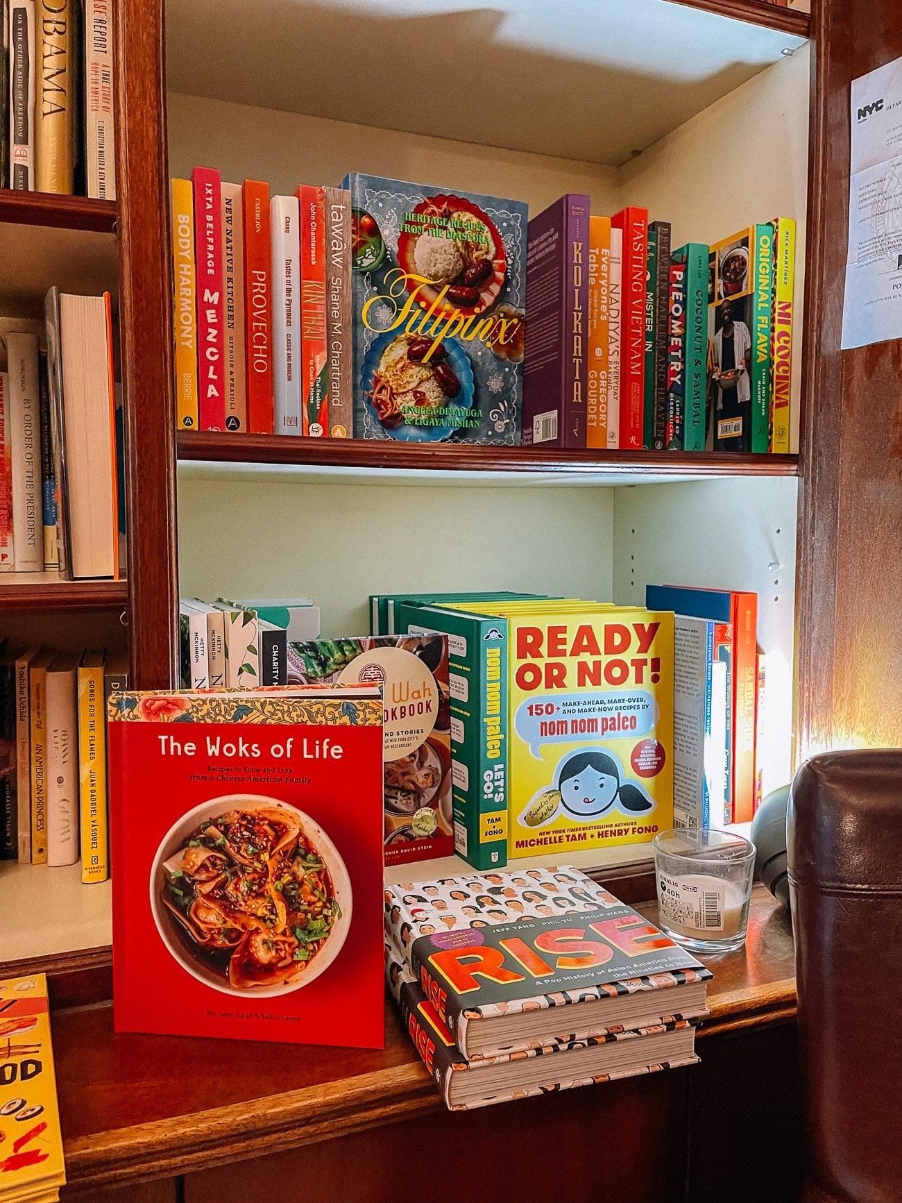Shelves at Yu & Me Books