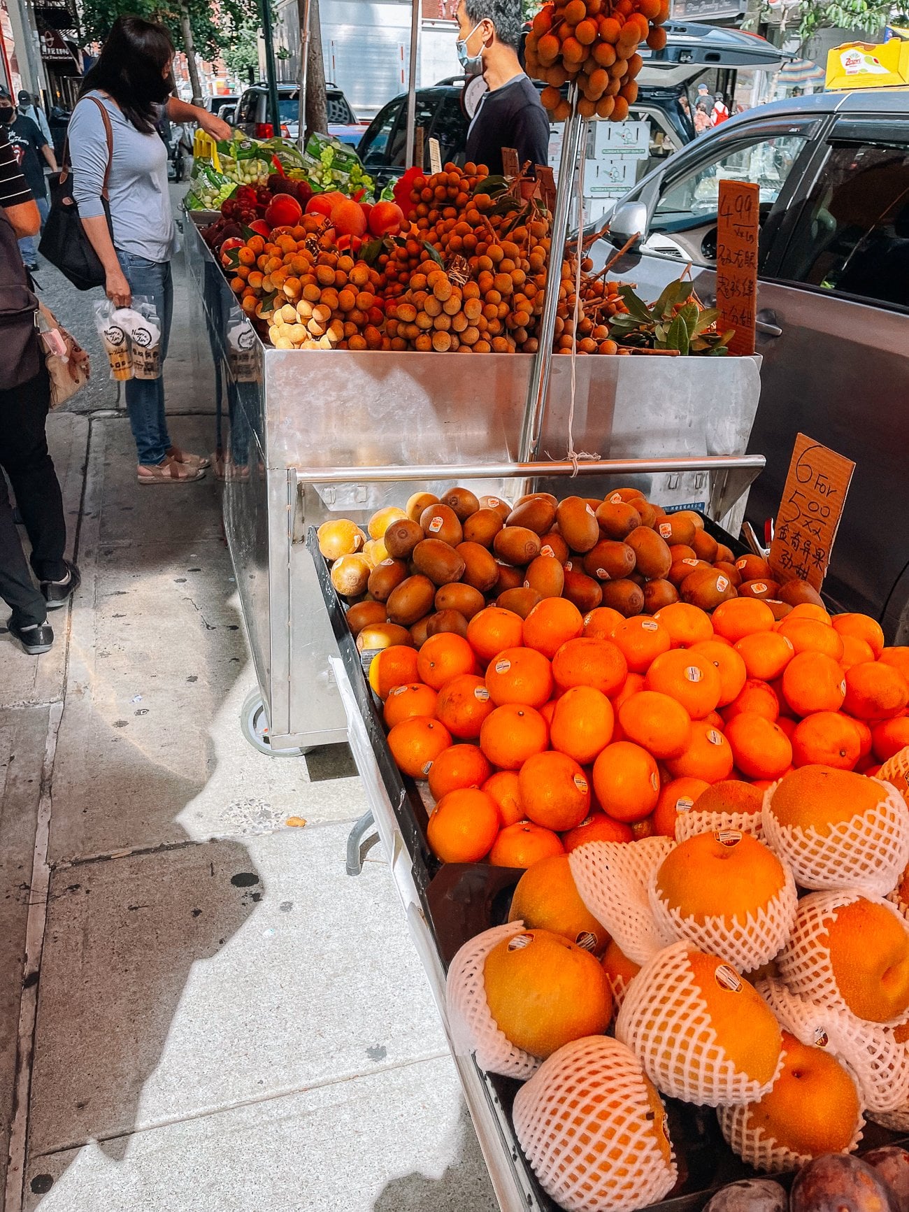 fruit vendor on Mulberry