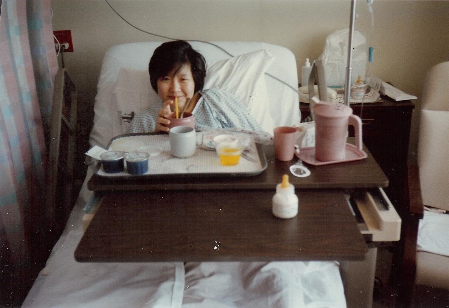 The Woks of Life old family photo - Judy recovering after Sarah's birth