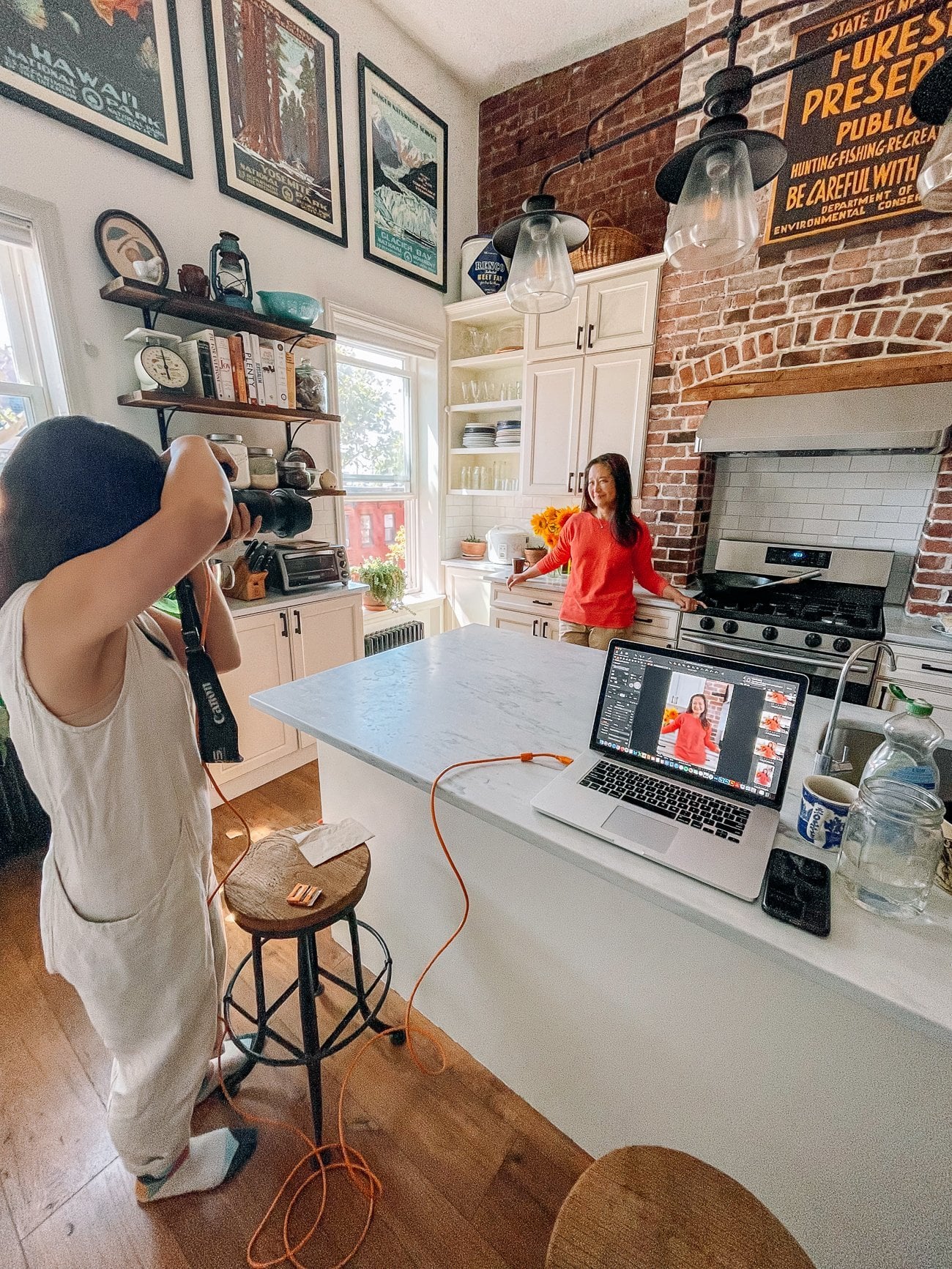 The Woks of Life lifestyle cookbook shoot