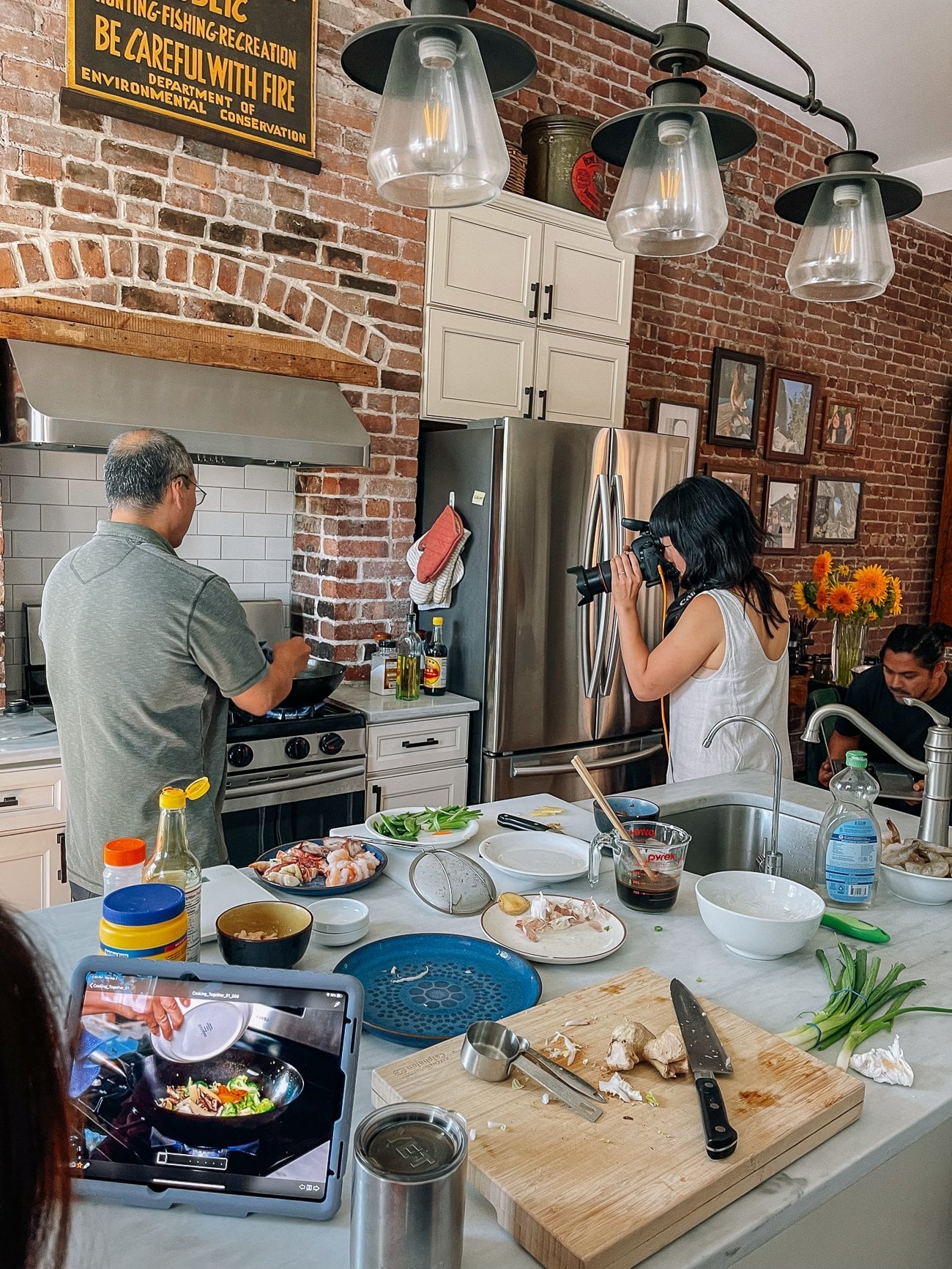 The Woks of Life lifestyle cookbook shoot