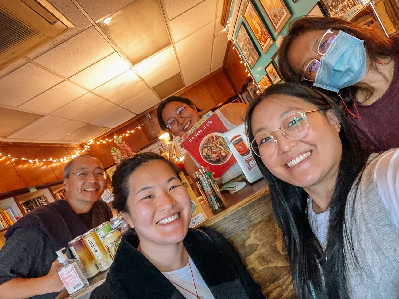 The Woks of Life Family with Lucy Yu at Yu & Me Books