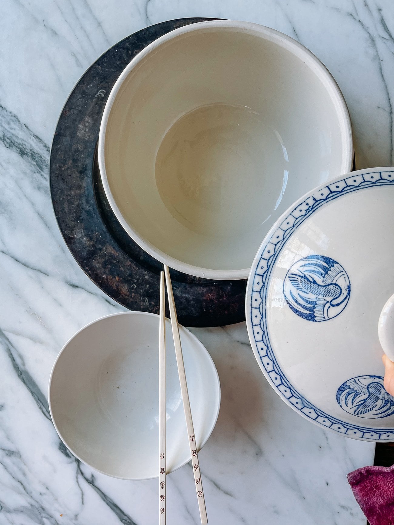 Prop staging for The Woks of Life cookbook photo shoot