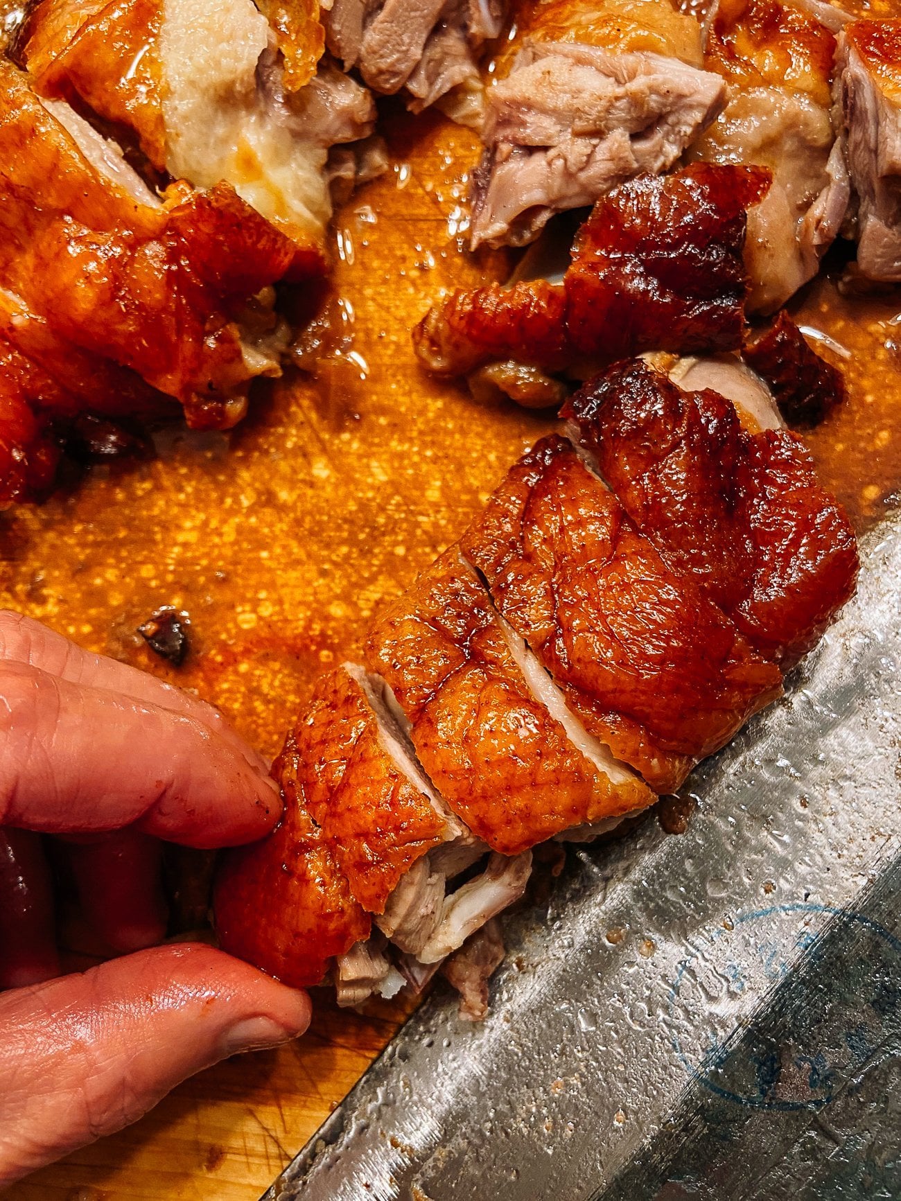 Bill with Cantonese roast duck
