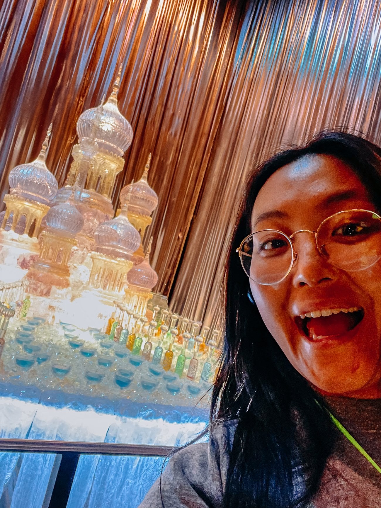 Yule Ball punch display at Harry Potter studio tour