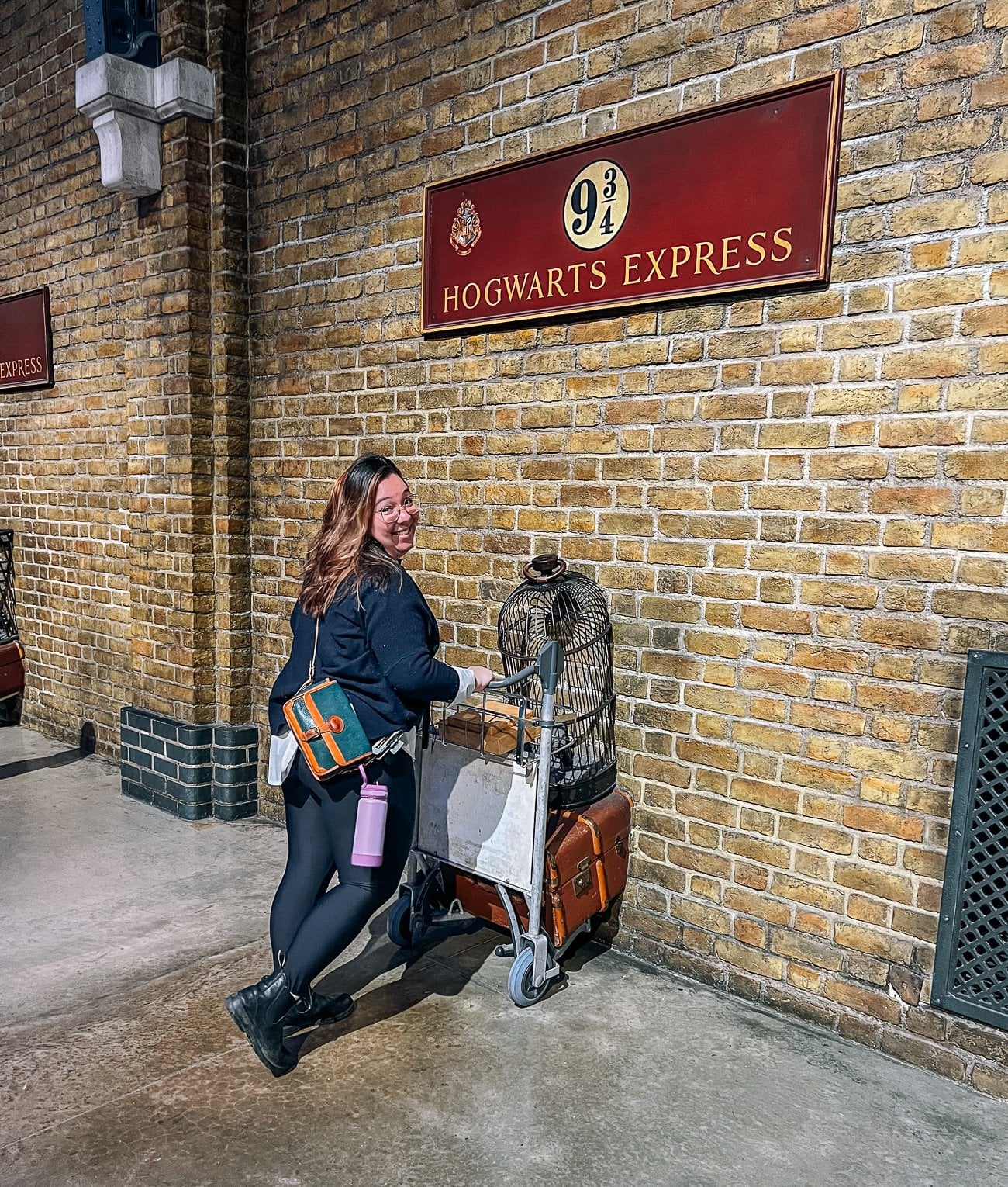 Kim at Platform 9 3/4