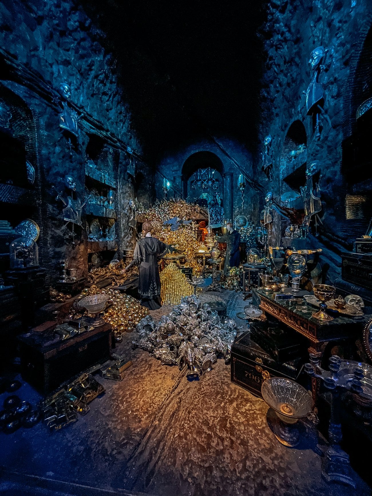 The Lestrange Vault at Harry Potter studio tour