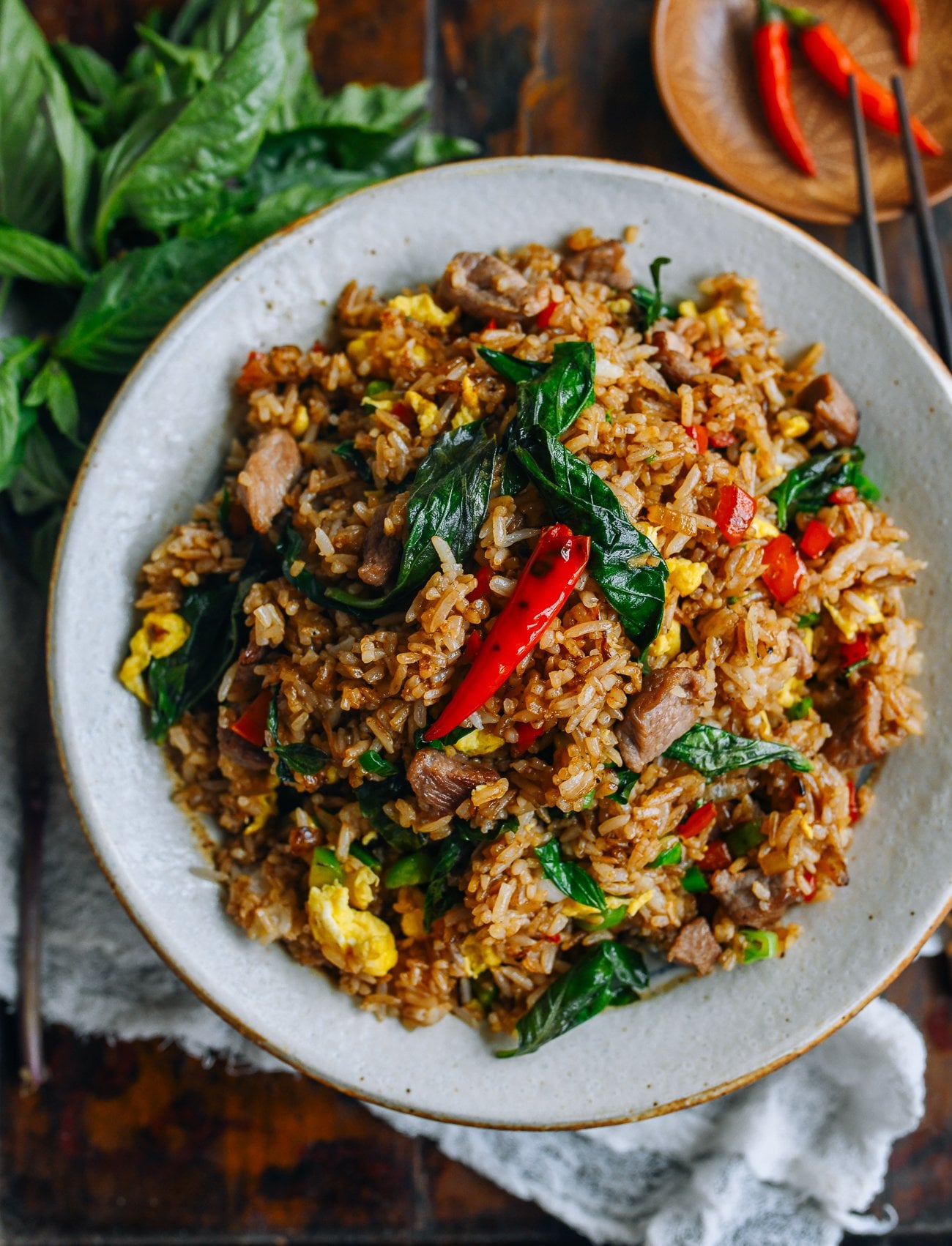 Thai Fried Rice Recipe, thewoksoflife.com
