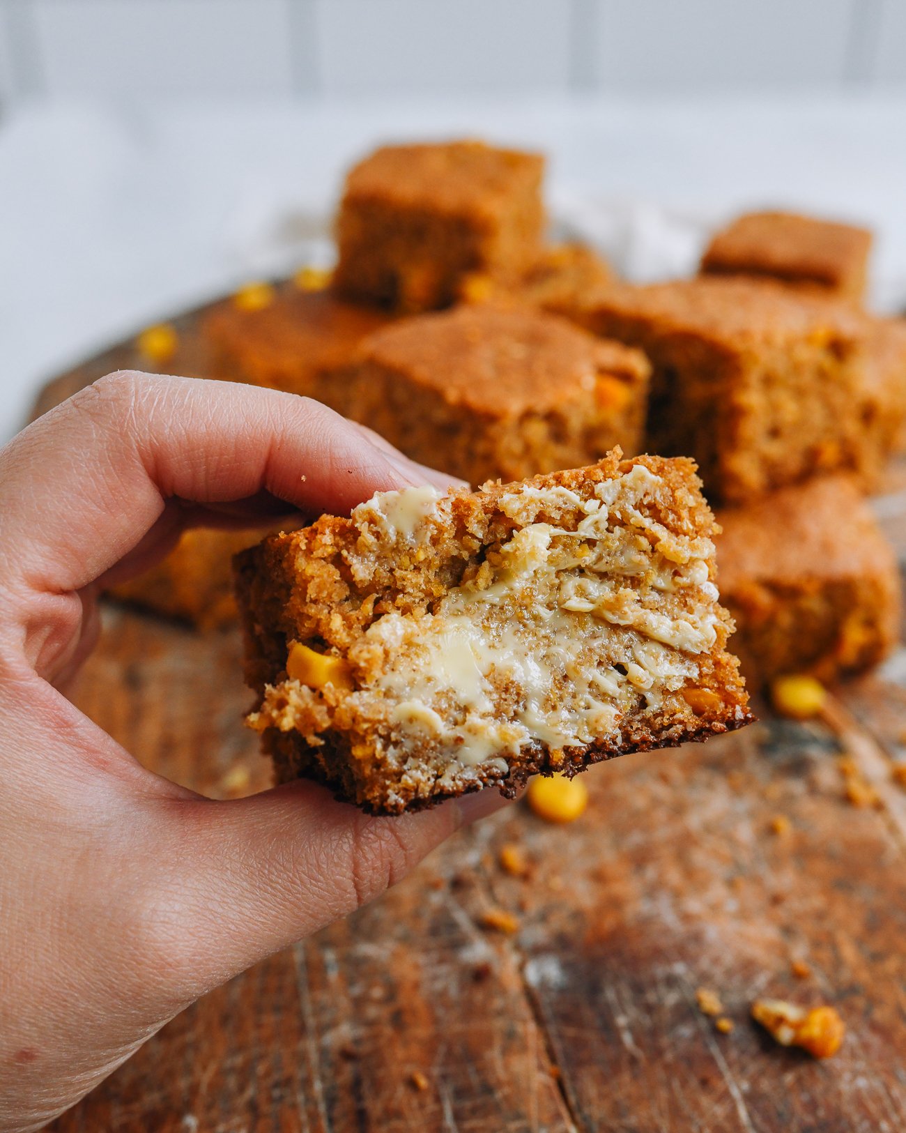 buttered cornbread