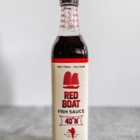 Bottle of Fish Sauce (red boat brand)