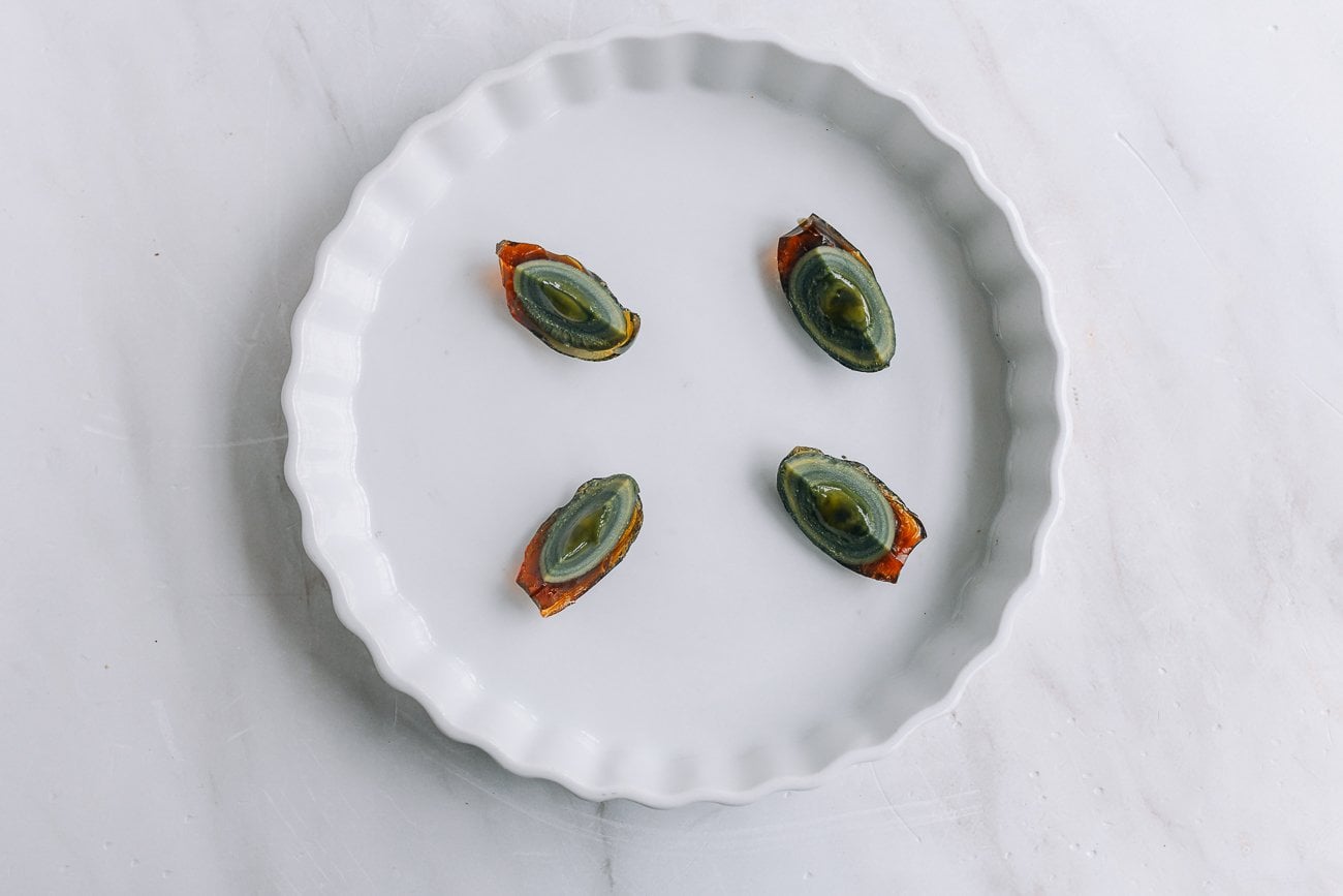 century eggs in dish