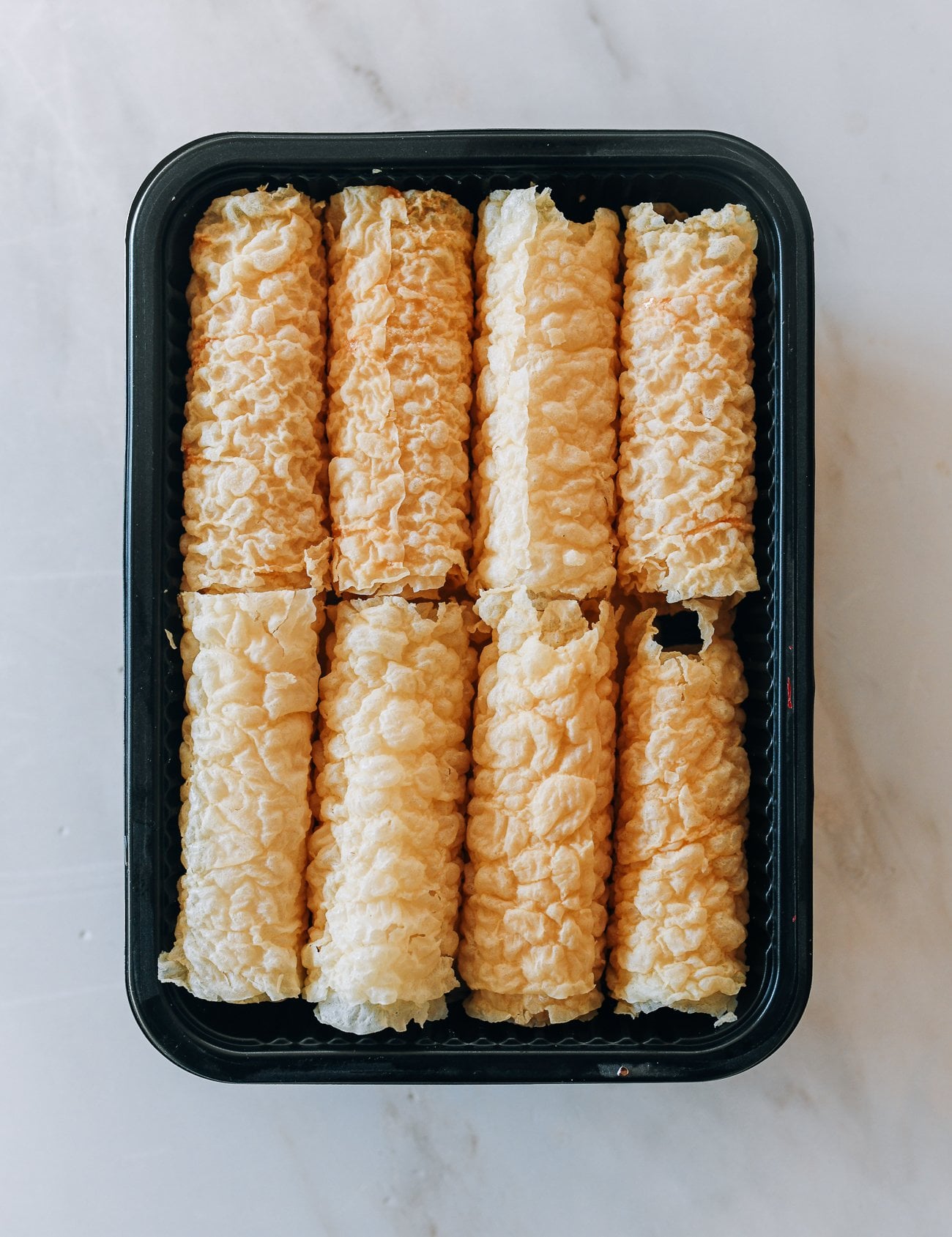 fried tofu skin rolls