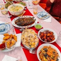 Chinese New Year Dinner Table