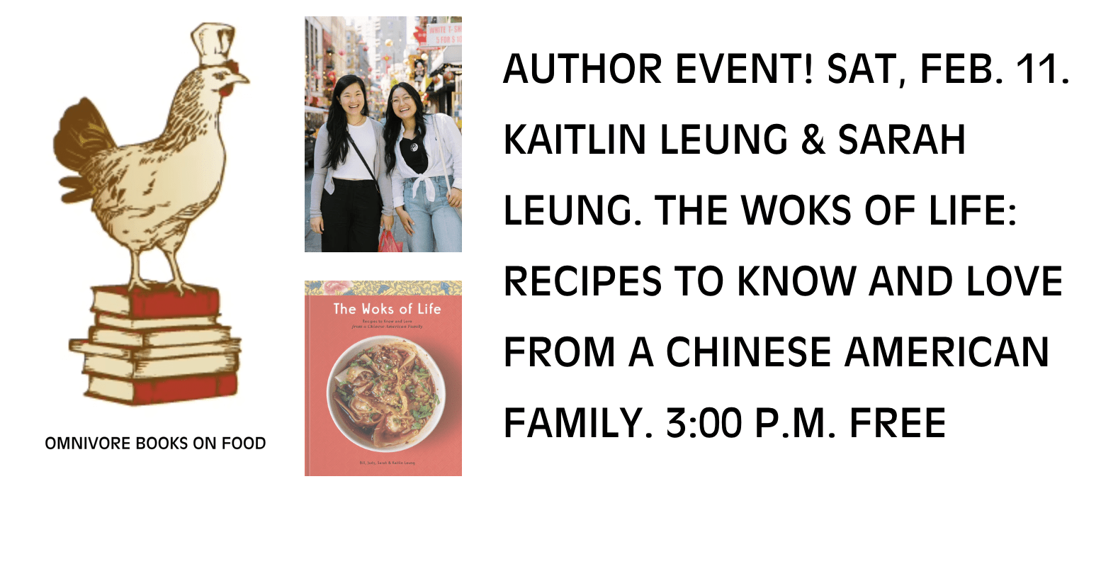 Omnivore Books The Woks of Life Event Info