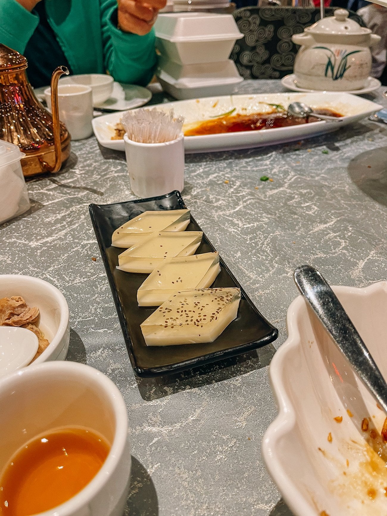 Lychee Jelly Dessert at Fishman's Lobster Clubhouse