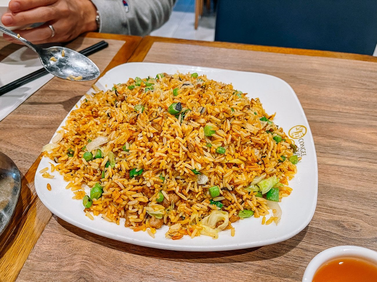 Fried rice at Congee Queen