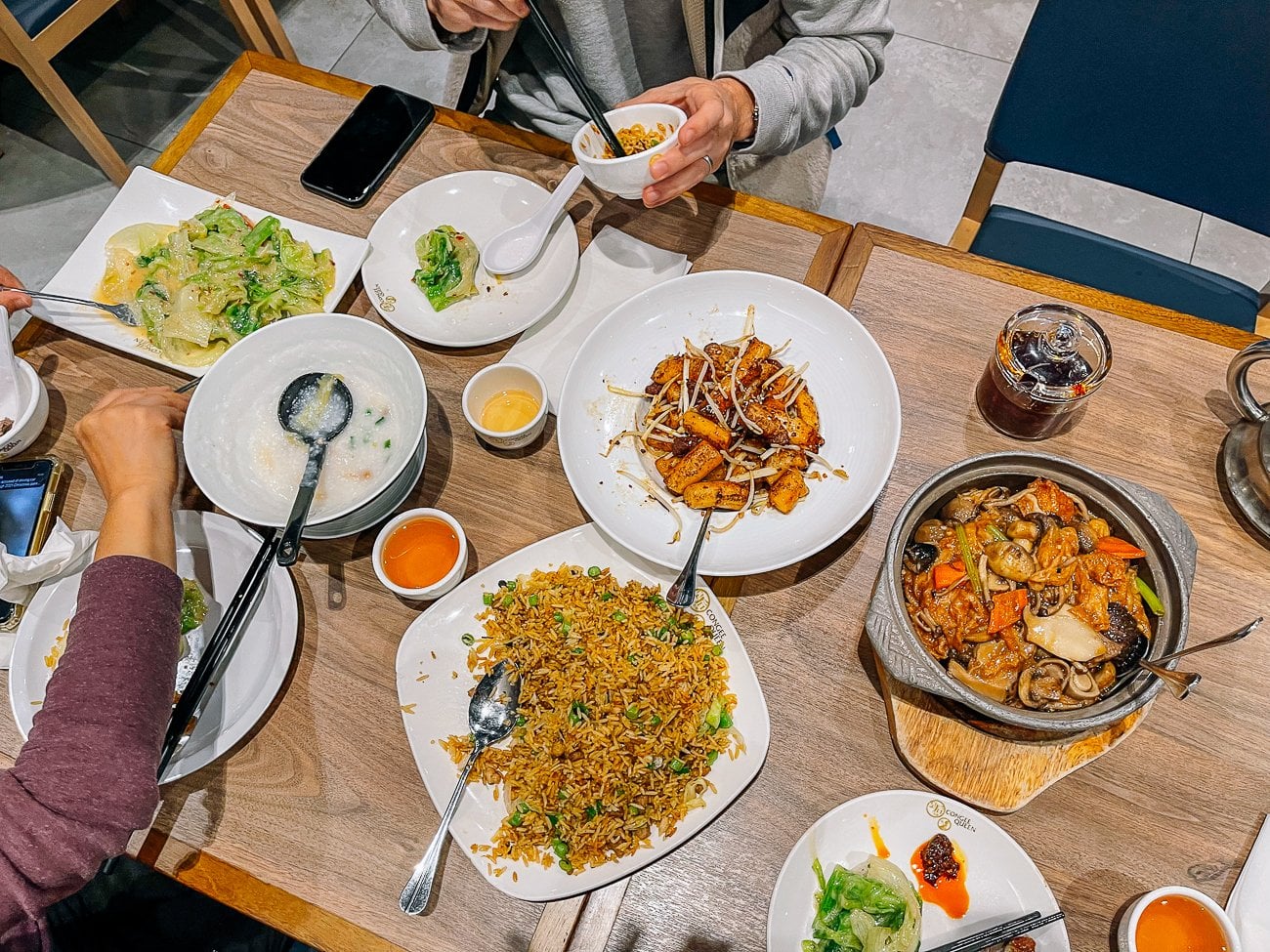 Lunch at Congee Queen