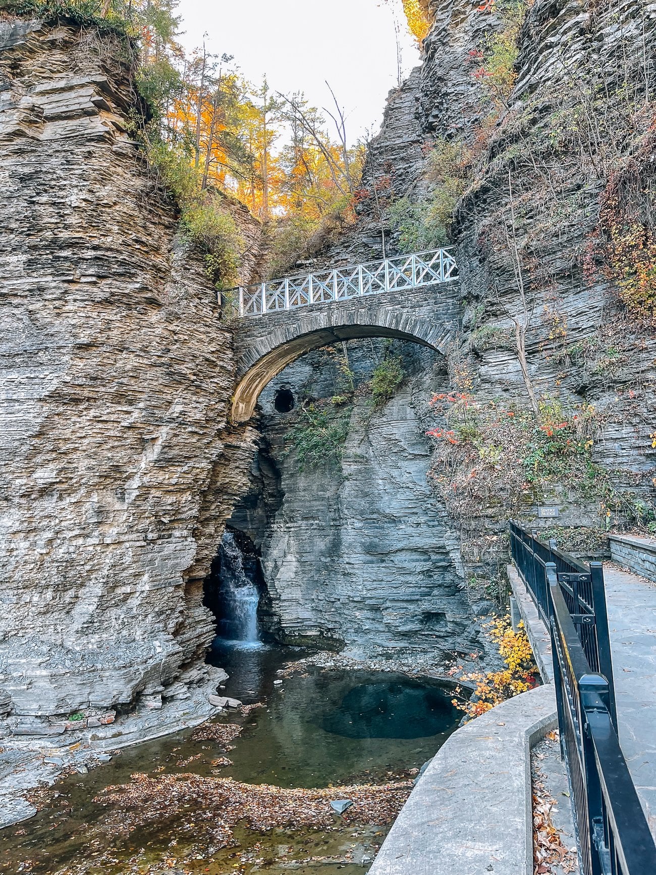 bridge at watkins glen state park