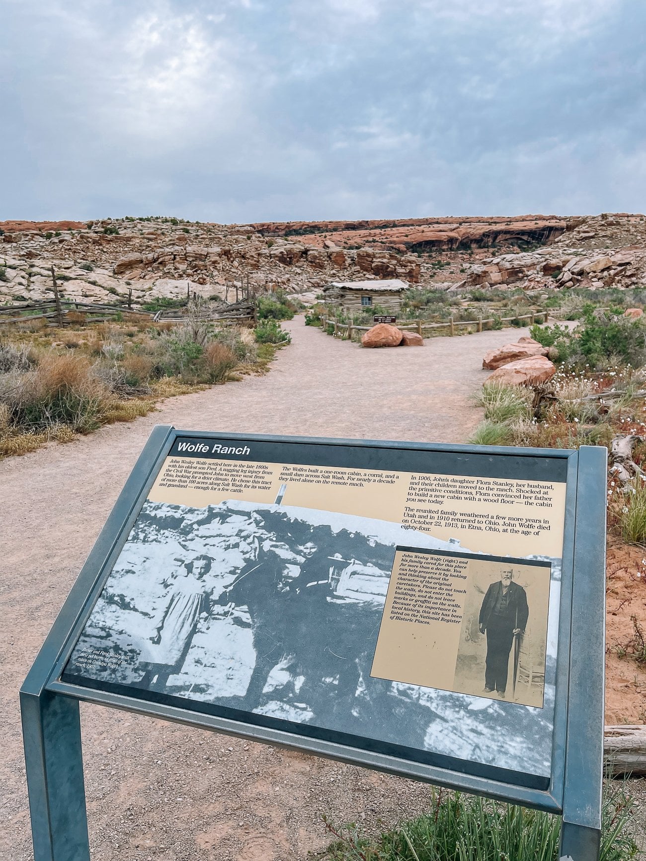 Wolfe Ranch Interpretive Sign