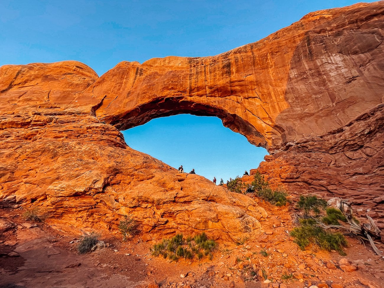 The Windows at Arches National Park at Sunrise