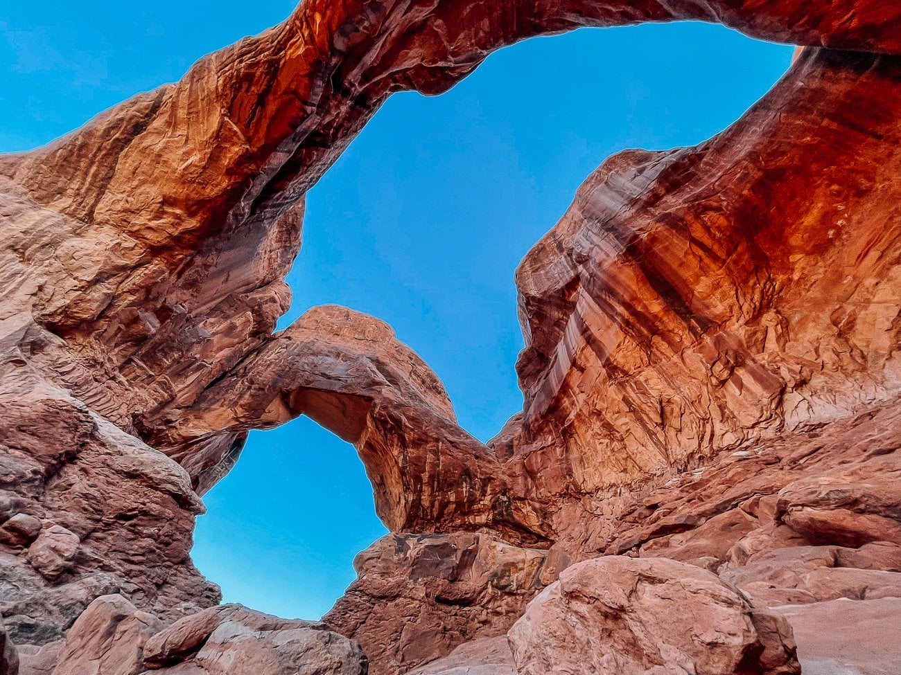 double arch in arches national park