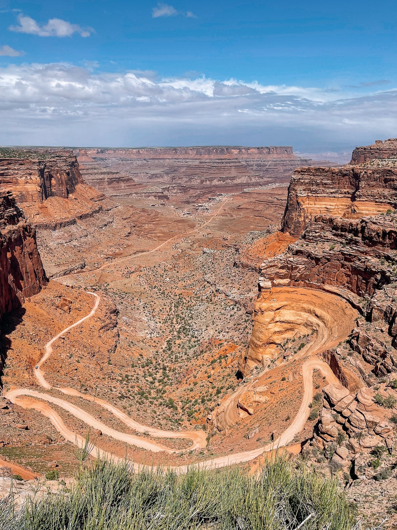 Shafer Trail road from above